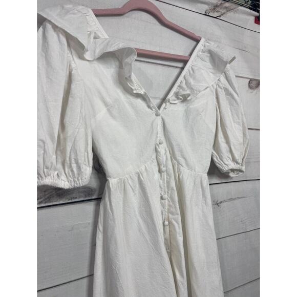 SABO Nwt Dress Size XS White Buttons Cute Flirty - Picture 6 of 6
